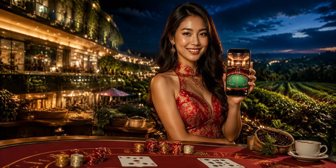 Người chơi đội nón lá trải nghiệm cá cược casino tại Phan Thiết với thiết bị di động